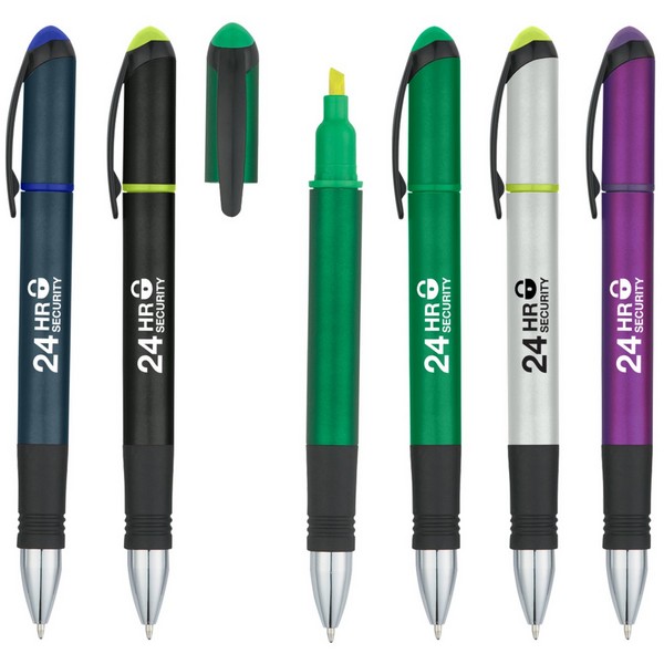 SH347 Domain Pen With Highlighter With Custom I...